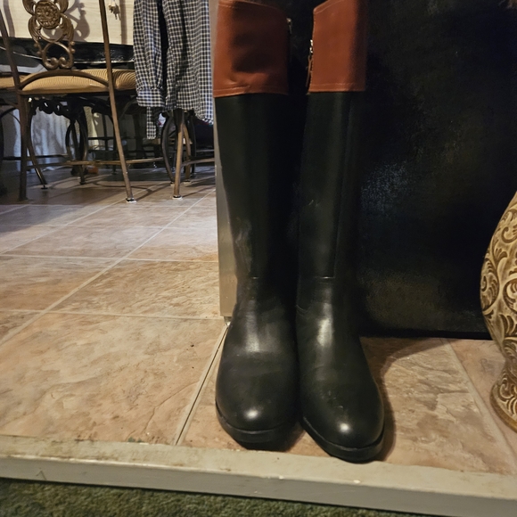 ANTONIO MELANI Shoes - ANTONIO MELANI Black and Brown Rain Boots